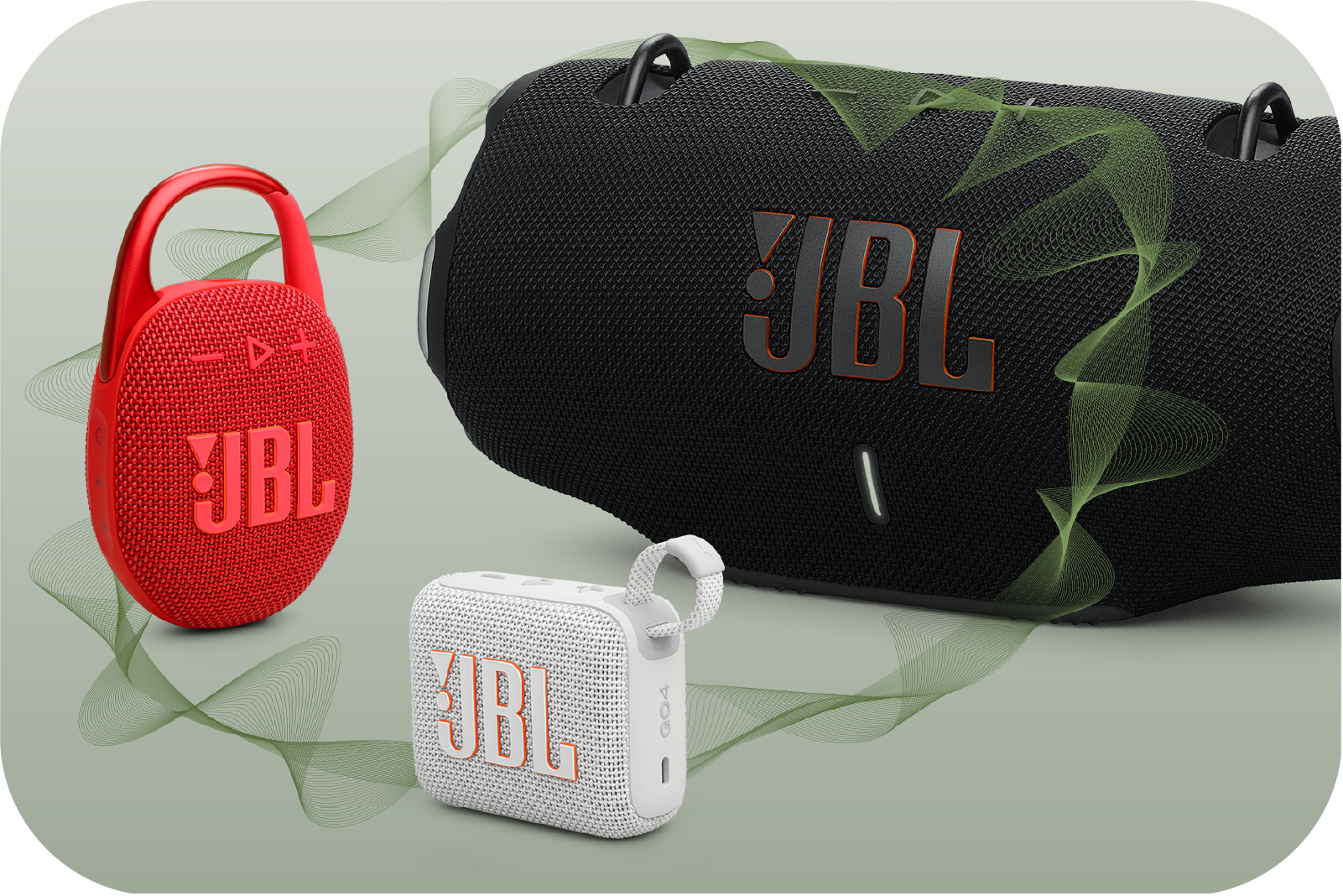 JBL bærbar multihøyttaler med Auracast