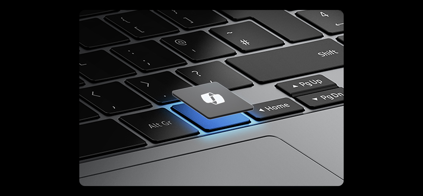 Samsung - Galaxy Book5 Pro - Tastatur med AI-tast