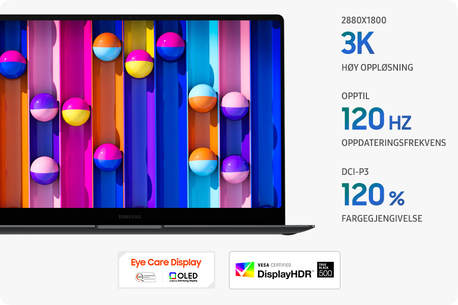 Samsung - Galaxy Book5 Pro med Dynamic Amoled 2x Display