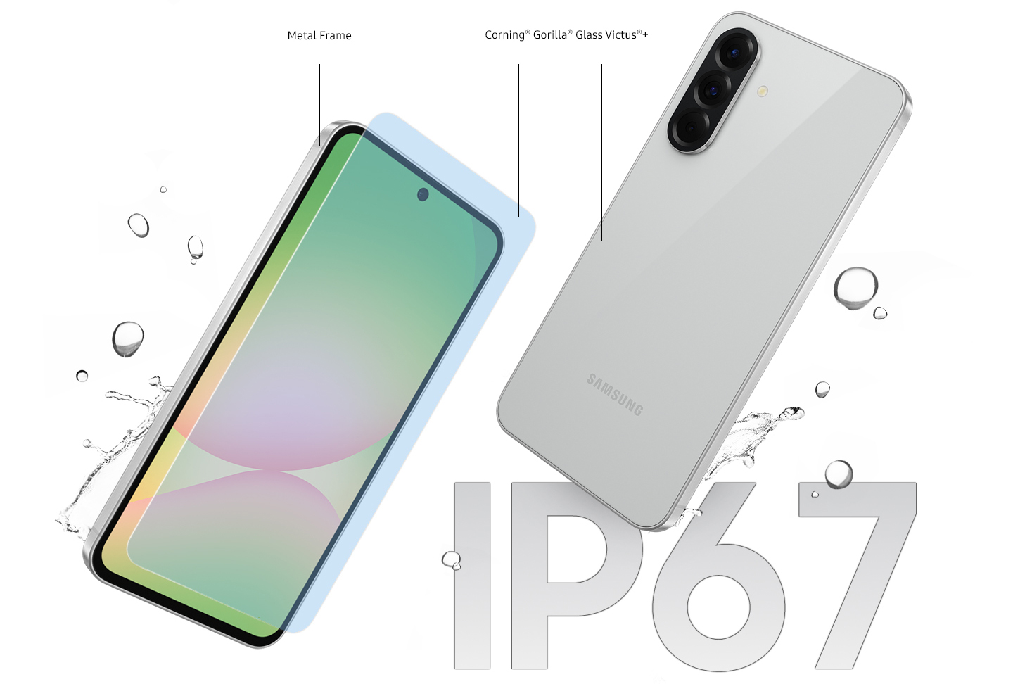 Galaxy A56 har en IP67 rating