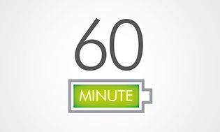 60 minutter med brukstid