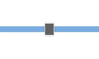Splitter image with small tablet iconSplitterbilde med lite nettbrettikon