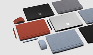 Surface Pro 7 laptoper og tilbehør i ulike farger