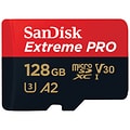 Produktbilde av Sandisk MicroSDXC Extreme Pro 128 GB minnekort