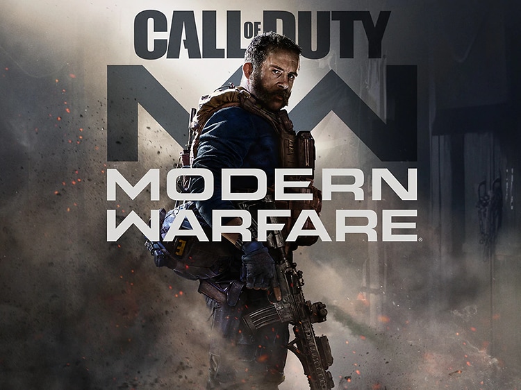 Call of Duty - Modern Warfare - bilde fra spill med logo