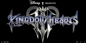 Kingdom Hearts - skjermbilde fra video med spillogo