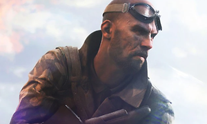 Battlefield V - nærbilde av mann med skibriller på hodet