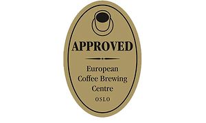 Approved by European Coffee Brewing Centre sticker