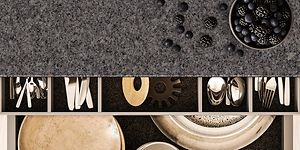 Stein - detaljbilde av granittbenkeplate