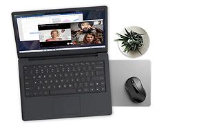 En videosamtale på en bærbar PC