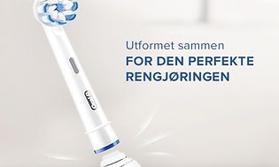 Oral-B utformet sammen for den perfekte rengjøringen