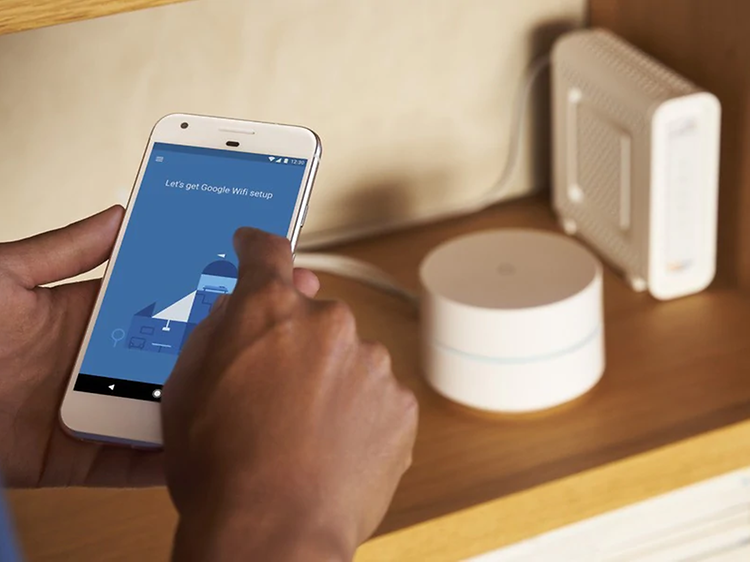 Google Wifi oppsett med smarttelefon