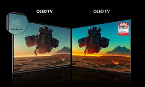 TV-Samsung Neo QLED-gaming-Skjerm med og uten innbrenningsskade