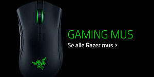 Razer gamingmus med norsk tekst