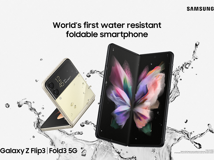 Samsung Galaxy Z Fold3 og Z Flip3 banner