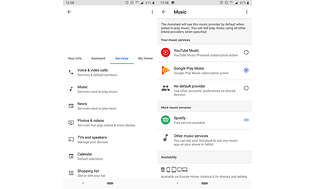 Configuring music Google Assistant EN