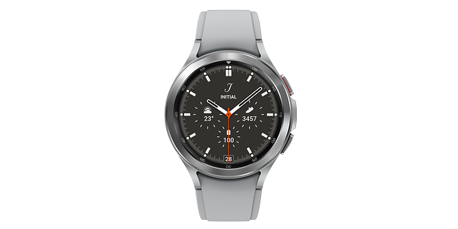 Samsung Galaxy Watch 4 i sølv