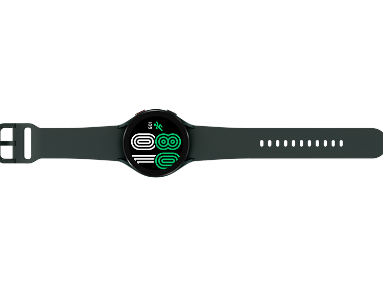 Grønn Samsung Galaxy Watch 4 strukket ut