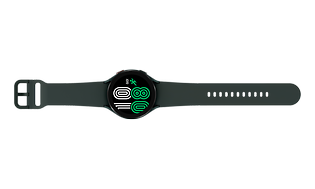 Grønn Samsung Galaxy Watch 4 strukket ut