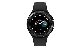 Svart Samsung Galaxy Watch 4 forfra