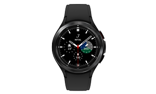 Svart Samsung Galaxy Watch 4 forfra