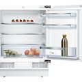 Small Bosch fridge with open door