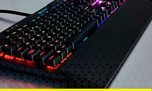 Nærbilde av Corsair gamingtastatur