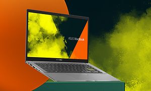 Vivobook S14 åpen sett forfra