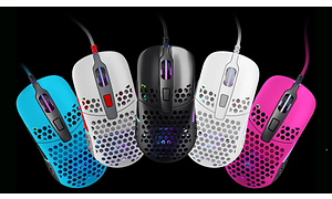 M42 gaming-mus fra Xtrfy i fem ulike farger