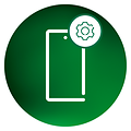 Smarttelefon servicelogo