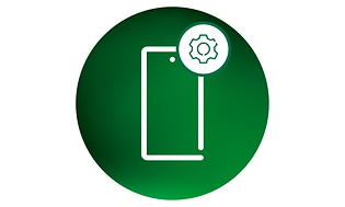 Smarttelefon servicelogo