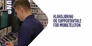 Mobilsupport videoskjermbilde