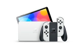 Switch OLED model i hvit