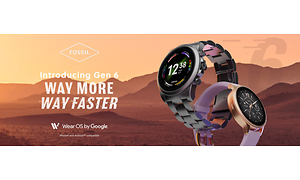 Fossil - Introducing Gen 6 - Way more, way faster kollasje med klokker og tekst