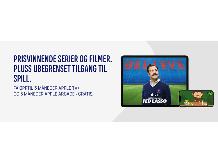 Apple Arcade & Apple TV+ banner