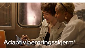 Mann og kvinne på t-banen