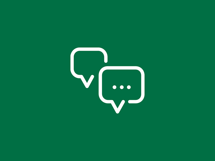 FAQ logo on green background