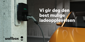 Wallbox-toppbilde med norsk tekst