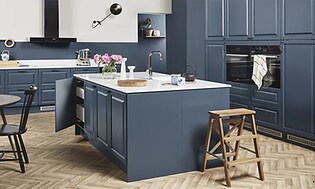 Blue-grey Epoq kitchen from Elkjøp
