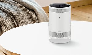 Samsung-Freestyle-Projektor på bord