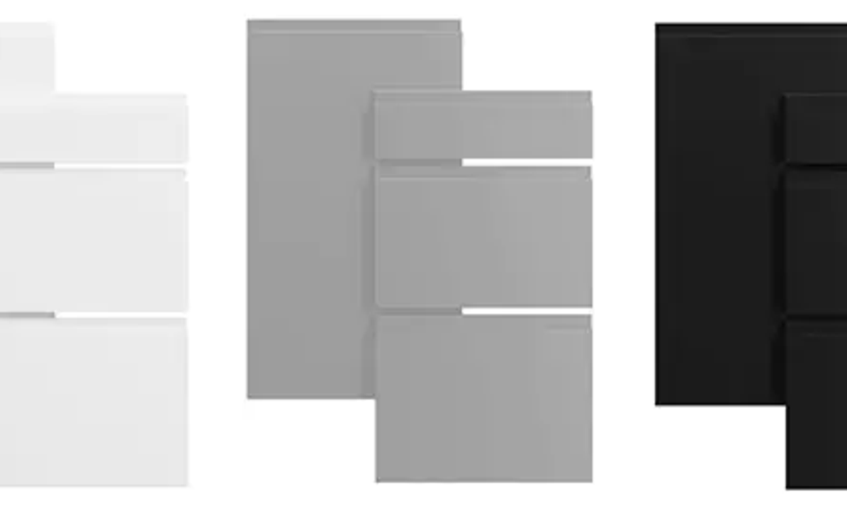 EPOQ - Integra kjøkkenfronter - white - steel - grey - black