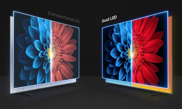 Samsung-TV-QE60A-Dual LED og standard TV