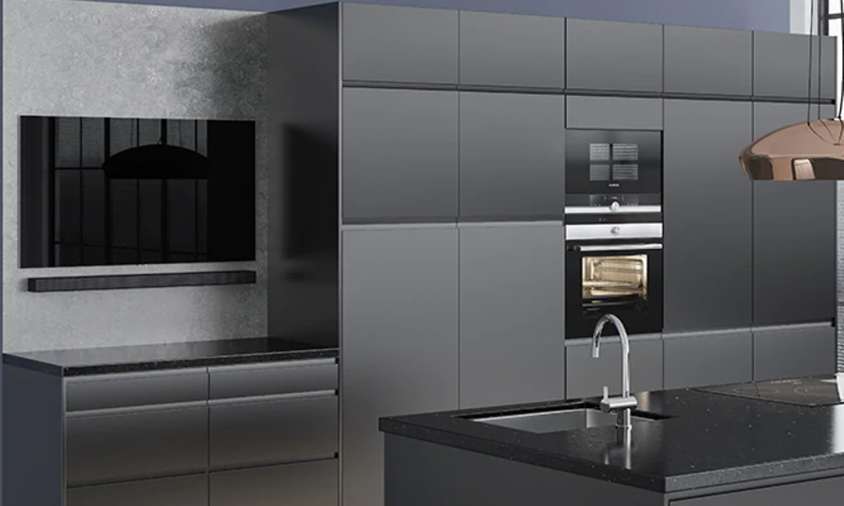 Integra Black er en elegant, mørk sort modell som passer perfekt inn i det moderne hjem