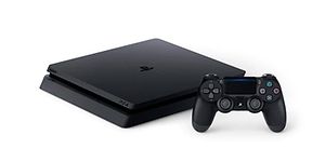 Playstation 4 konsoll i svart