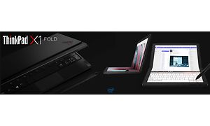 Lenovo ThinkPad X1 Fold fra ulike vinkler
