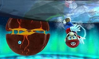 Bilde fra et Super Mario-spill