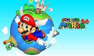 Bilde fra spillet Super Mario 64