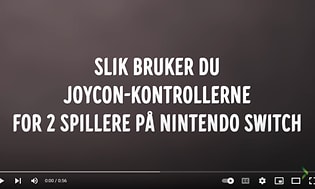 skjermbilde fra video om 2 spillere på nintendo switch på norsk