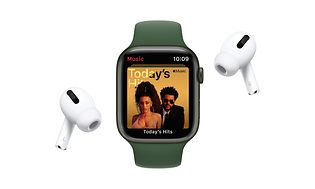 AirPods og Apple Watch