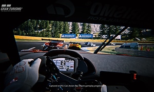 Stillbilde fra spillet som viser GT7 Simulation Mode